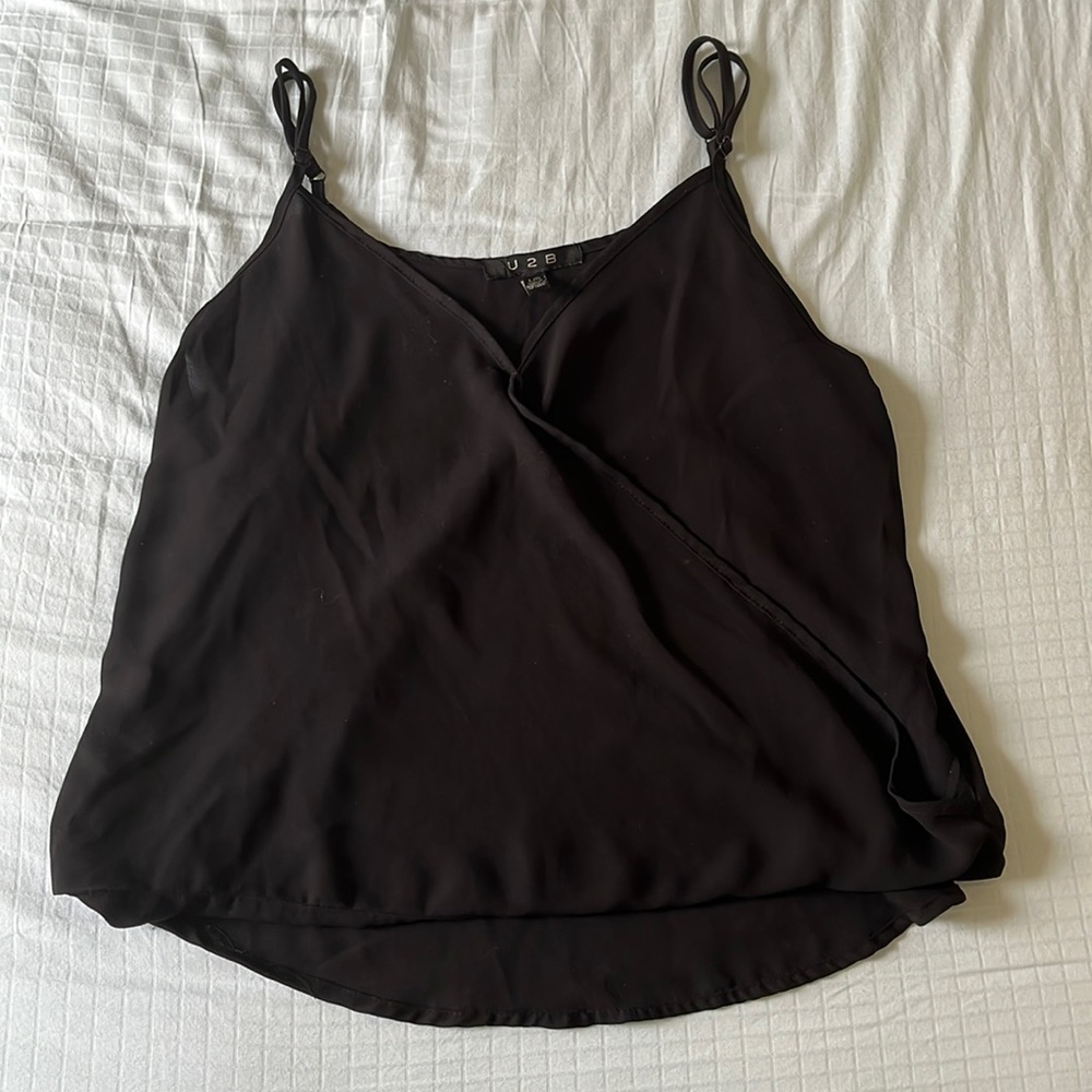 Black Flowy Blouse